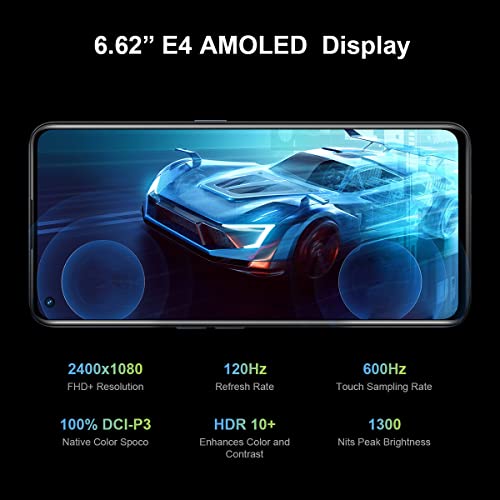 realme GT Neo 2 Smartphone 8GB+128GB, Procesador Qualcomm Snapdragon 870 5G, Pantalla AMOLED E4 de 120Hz, Carga SuperDart de 65W, Cámara Triple de IA de 64 MP, Dual SIM, NFC, Azul