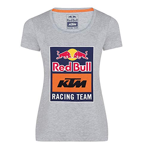 Red Bull KTM Emblem T-Camisa, Gris Mujeres XX-Small Camisa Manga Larga, KTM Racing Team Original Ropa & Accesorios