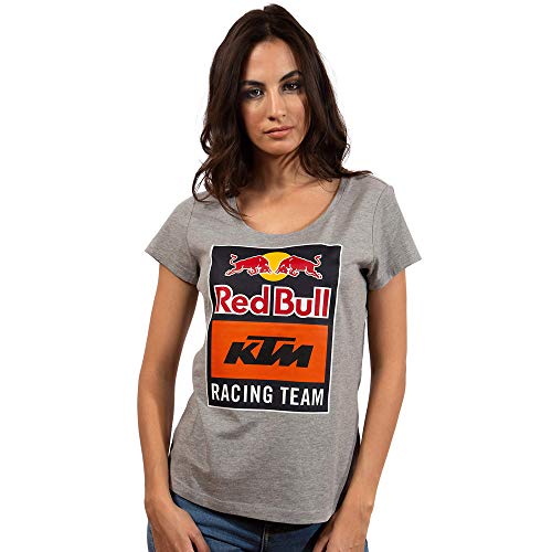 Red Bull KTM Emblem T-Camisa, Gris Mujeres XX-Small Camisa Manga Larga, KTM Racing Team Original Ropa & Accesorios