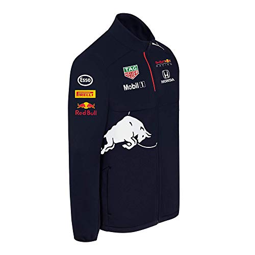 Red Bull Racing Official Teamline Rain Jacket, Hombres X-Small - Original Merchandise