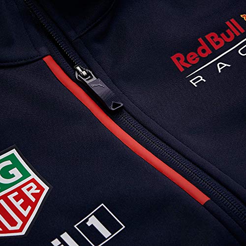 Red Bull Racing Official Teamline Rain Jacket, Hombres X-Small - Original Merchandise