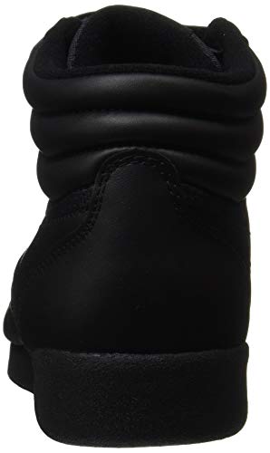 Reebok Freestyle Hi - Zapatillas de cuero para mujer, Negro (Black), 40 EU