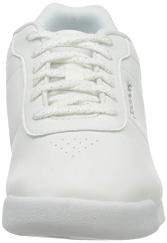 Reebok Royal Charm, Zapatillas de Deporte Interior Mujer, White/Silver Metallic, 39 EU