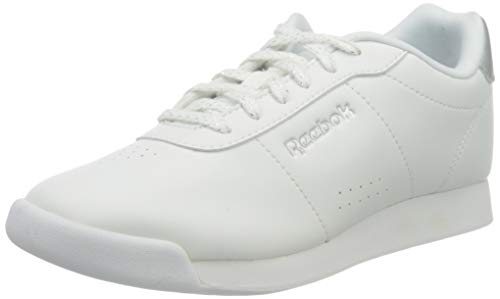 Reebok Royal Charm, Zapatillas de Deporte Interior Mujer, White/Silver Metallic, 39 EU