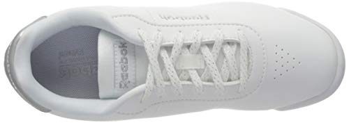 Reebok Royal Charm, Zapatillas de Deporte Interior Mujer, White/Silver Metallic, 39 EU