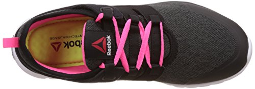 Reebok Sublite Authentic 2.0 MTM, Zapatillas de Running Mujer, Negro Black Gravel Solar Pink White Aloy, 37.5 EU