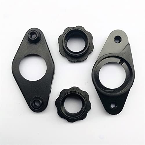 Reemplazable Percha de desviador de bicicletas de 1set para Bergamont # BGM-H035 Bergamont 12x142mm Extender Mountain Bike Hangers MTB Carbon Mech Dropout Gancho de cola de bicicleta ( Color : Black )