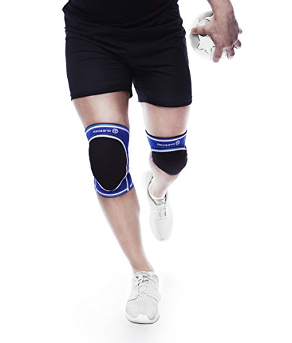 Rehband - Rodillera de Balonmano para Hombre Azul Azul Talla:Extra-Large