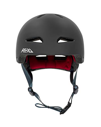 REKD Junior Ultralite In-Mold Helmet Casco, Juventud Unisex, Black (Negro), XXS/XS 49-52cm