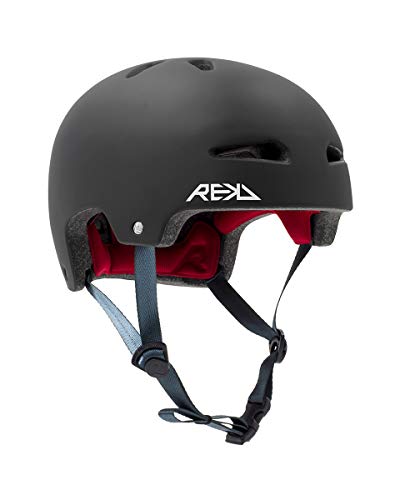 REKD Junior Ultralite In-Mold Helmet Casco, Juventud Unisex, Black (Negro), XXS/XS 49-52cm