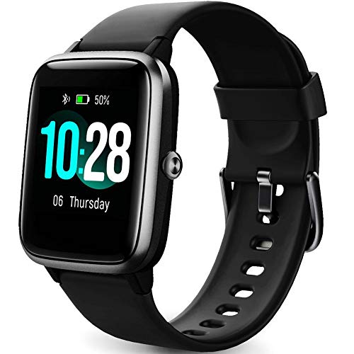 Reloj Inteligente Mujer,Smartwatch Hombre Impermeable IP68 Pulsera Actividad 1.3 Pulgada con Monitor de Ritmo cardíaco, Podómetro, Reloj Actividad para Xiaomi Huawei iPhone