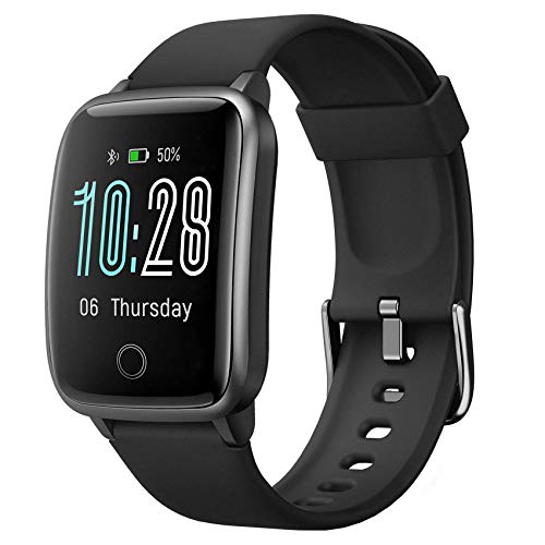 Reloj Inteligente Mujer,Smartwatch Hombre Impermeable IP68 Pulsera Actividad 1.3 Pulgada con Monitor de Ritmo cardíaco, Podómetro, Reloj Actividad para Xiaomi Huawei iPhone