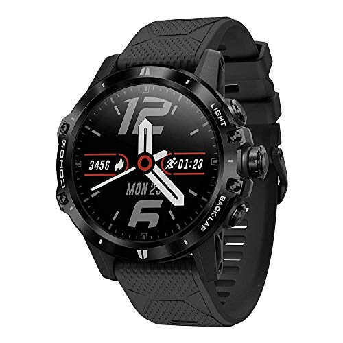 Reloj Multiaventura COROS VERTIX GPS, esfera de titanio y cristal de zafiro, navegación, monitoreo oxígeno en sangre 24/7, entrenador, botón digital y batería ultra duradera incluso en climas extremos