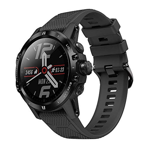 Reloj Multiaventura COROS VERTIX GPS, esfera de titanio y cristal de zafiro, navegación, monitoreo oxígeno en sangre 24/7, entrenador, botón digital y batería ultra duradera incluso en climas extremos