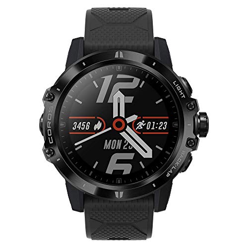 Reloj Multiaventura COROS VERTIX GPS, esfera de titanio y cristal de zafiro, navegación, monitoreo oxígeno en sangre 24/7, entrenador, botón digital y batería ultra duradera incluso en climas extremos