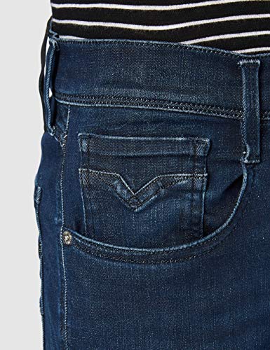 Replay Anbass Hyperflex, Vaqueros skinny, para Hombre, Azul (0071 Azul oscuro), 31W / 30L