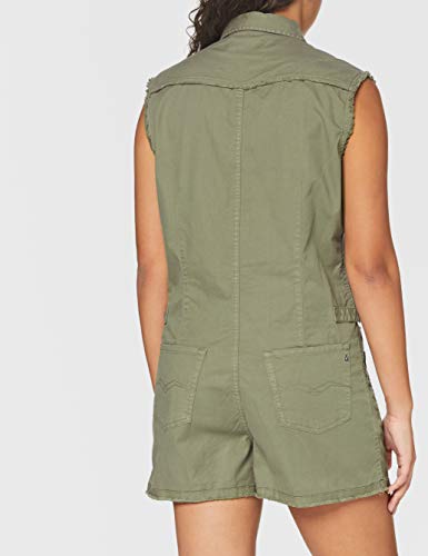 REPLAY W1035 .000.80865g Mono, Verde (Light Military 677), XS para Mujer