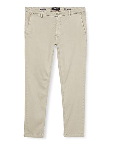 Replay Zeumar Jeans, Hombre, Beige (326 Clay Grey), 34W x 32L