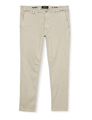 Replay Zeumar Jeans, Hombre, Beige (326 Clay Grey), 34W x 32L
