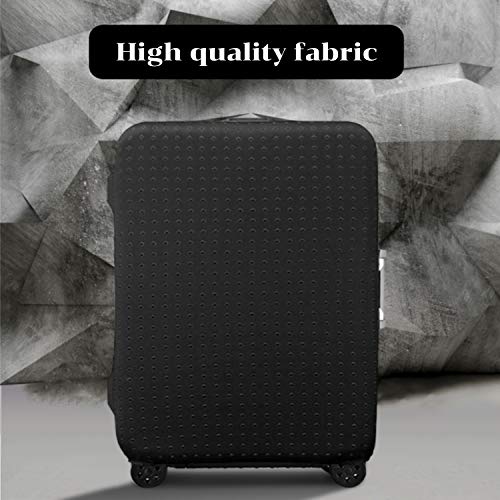 Resistente al Agua Print Trolley Case Funda Protectora para 31/32 Maleta de Equipaje Lavable Maleta de Viaje XL Negro