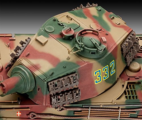 Revell- Tiger II Ausf. B (Henschel Turr) Maqueta Tanque de Guerra, 12+ Años, Multicolor (03249)