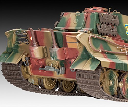 Revell- Tiger II Ausf. B (Henschel Turr) Maqueta Tanque de Guerra, 12+ Años, Multicolor (03249)