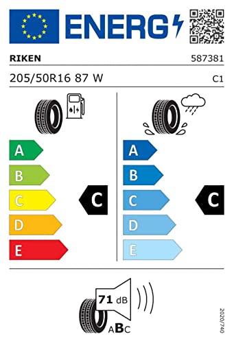 Riken Road Performance - 205/50R16 87W - Neumático de Verano