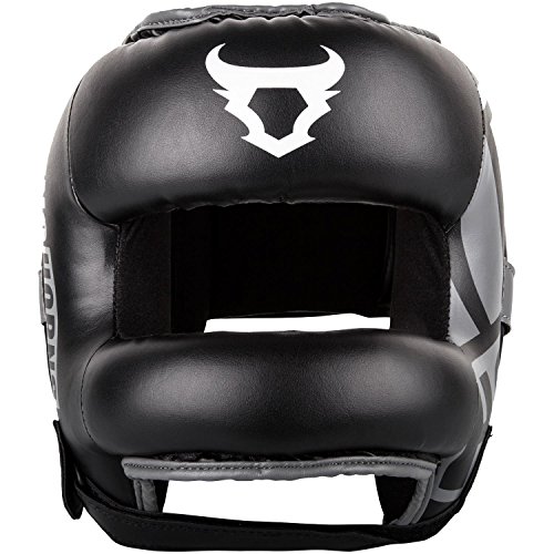 Ringhorns Nitro Cascos de Boxeo, Unisex Adulto, Negro, Talla única