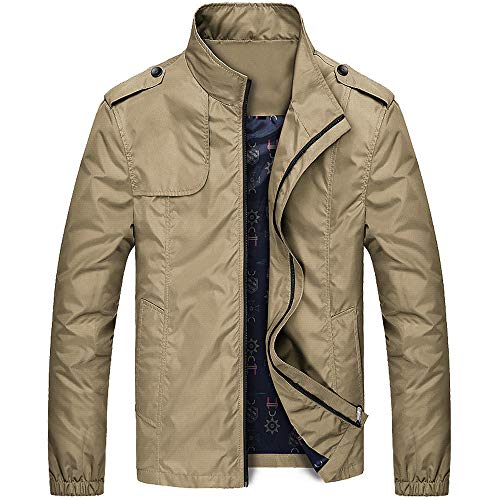 riou Abrigo de Plumas para Hombre Invierno Chaqueta de Algodón Calentar Gruesa Escudo Slim Fit Casuales Tops Blazer Cálida al Aire Libre Antiviento