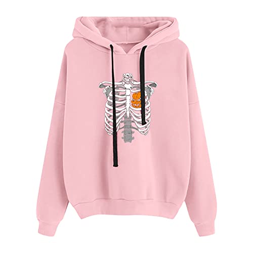 riou Sudadera con Capucha para Mujeres Otoño Invierno Tallas Grandes Casual Chaqueta Caliente y Esponjoso Tops Suéter Abrigo Jersey Hoodies Deportivos Pullover Moda Originales