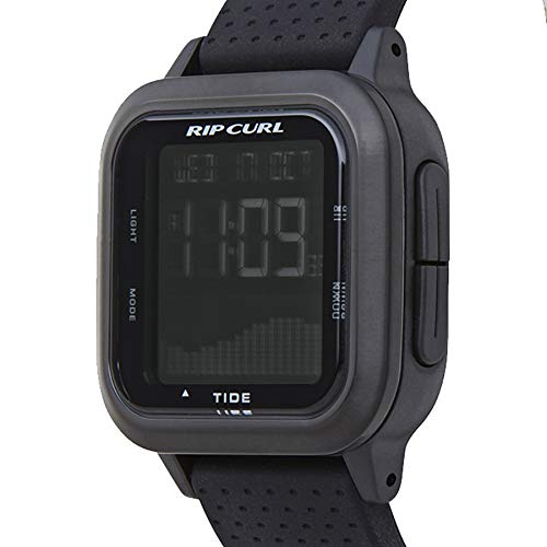 RIP CURL Next Tide Watch Midnight - Ligero y Resistente al Agua a Prueba de rocío - 500 ubicaciones de Mareas globales preprogramadas