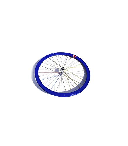 Riscko Wonduu 003l Rueda Delantera Bicicleta Personalizada Fixie Talla L Azul