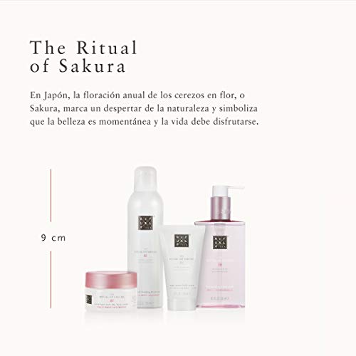RITUALS Cesta Regalo para Mujeres del Ritual of Sakura, Tamaño Mediano - Con Leche de Arroz y Flor de Cerezo - Propiedades Nutritivas y Reparadoras para la Piel