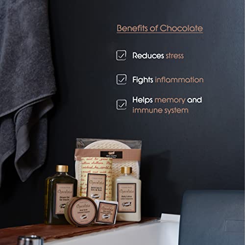 Rituals Set de Regalo Mujer | Set Bano perfuma Chocolate | Regalo Cumpleaños Mujer y Mama | Set Regalo Mujer | Regalo Navidad | Cesta Belleza Cuidado y Bienestar | CHOCOLAT