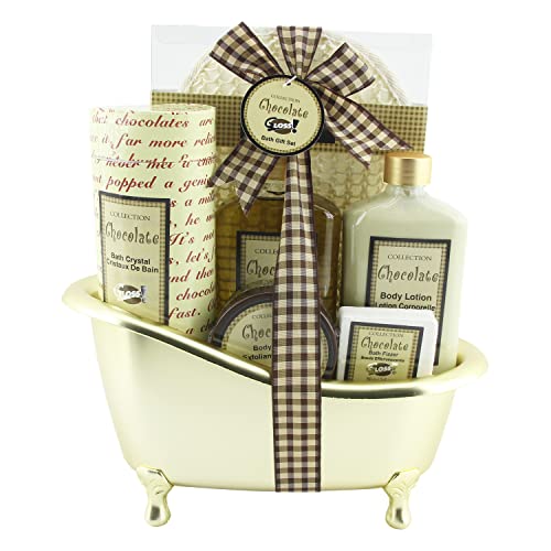 Rituals Set de Regalo Mujer | Set Bano perfuma Chocolate | Regalo Cumpleaños Mujer y Mama | Set Regalo Mujer | Regalo Navidad | Cesta Belleza Cuidado y Bienestar | CHOCOLAT
