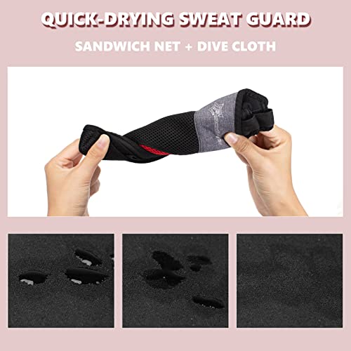 ROCKBROS Cubierta de Sudor para Entrenamiento, Protector de Sudor de Bicicleta Elástico Absorber el Sudor para Rodillos