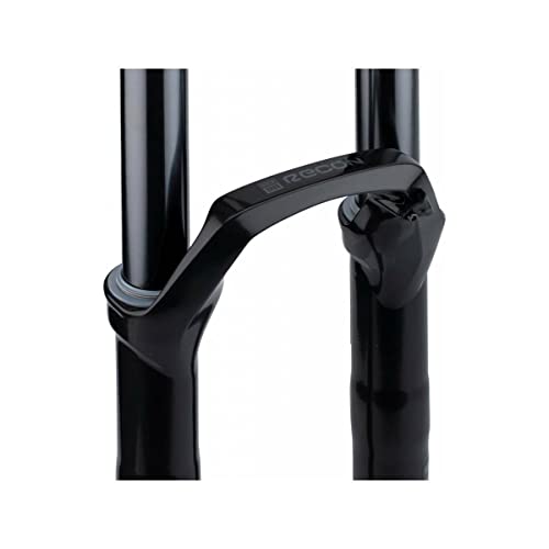 RockShox Horquilla Recon Plata RL - Crown 27.5" Boost 15X110 Alum STR TPR 46OFFSET Solo Aire (Incluye Tuerca Estrella & MÁXICO Steal) D1 2021: Negro Brillo 100MM