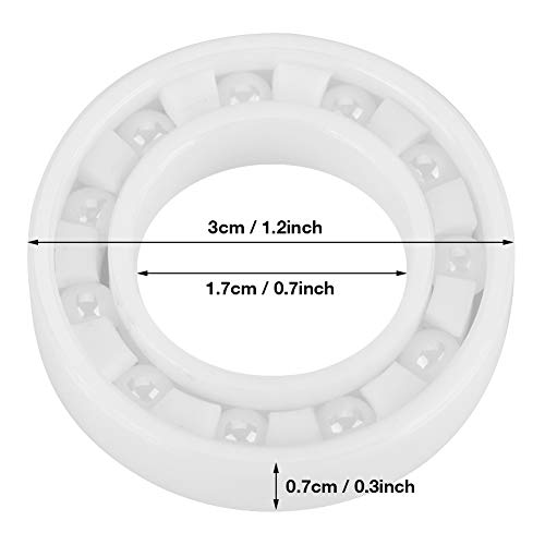 Rodamiento de bolas cerámico 6903 Rodamiento de cerámica de alta precisión ZrO2 17x30x7 mm