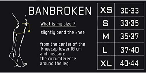 Rodilleras BANBROKEN (2 unds) - 5mm Knee Sleeves - Gimnasio, Deporte Funcional, CrossTrain, Levantamiento de Pesas, Running y Otros Deportes. 1 PAR - Unisex. (Azul, Small)