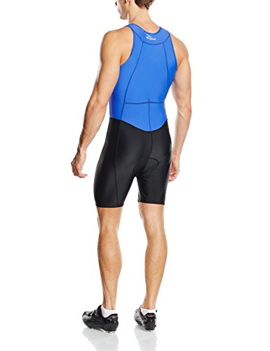 Rogelli - Traje de triatlón para Adulto, Color Azul, Primavera/Verano, Hombre, Color Negro - Negro y Azul, tamaño M