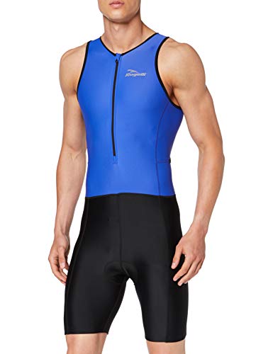 Rogelli - Traje de triatlón para Adulto, Color Azul, Primavera/Verano, Hombre, Color Negro - Negro y Azul, tamaño M