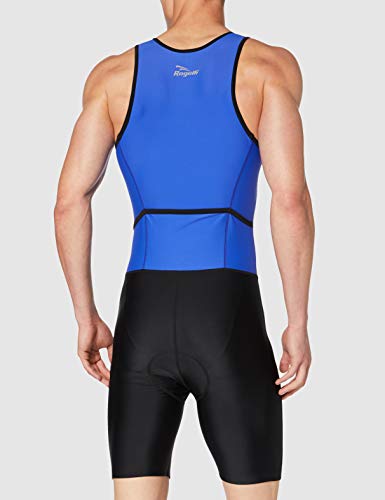 Rogelli - Traje de triatlón para Adulto, Color Azul, Primavera/Verano, Hombre, Color Negro - Negro y Azul, tamaño M