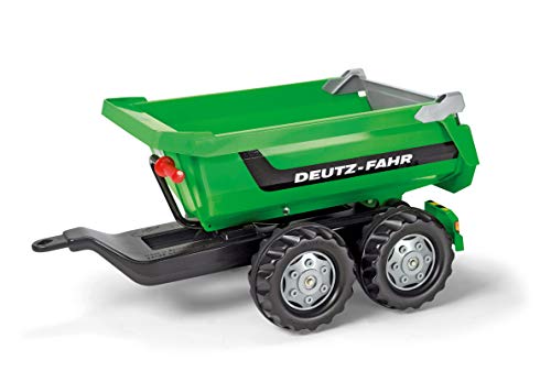 ROLLY TOYS 12 224 0 Rollyhalfpipe Deutz-FAHR - Remolque basculante