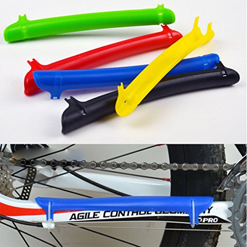 rongweiwang Cadena de Bicicleta de montaña de la Guardia Bicicletas bicis de Carretera Chain protección Protector Protector de plástico