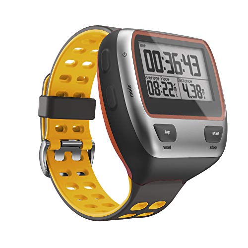 RongYooo WIIKAI Compatible con Garmin Forerunner 310XT Correas para Relojes, Correa de Pulsera de Reemplazo.(Amarillo Gris Cian)