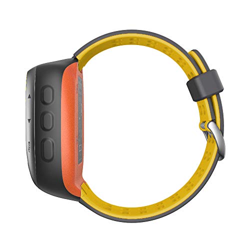 RongYooo WIIKAI Compatible con Garmin Forerunner 310XT Correas para Relojes, Correa de Pulsera de Reemplazo.(Amarillo Gris Cian)