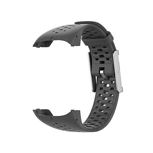 RongYooo WIIKAI Compatible con Polar M400/M430 Correas para Relojes, Correa de Pulsera de Reemplazo.(Gris)