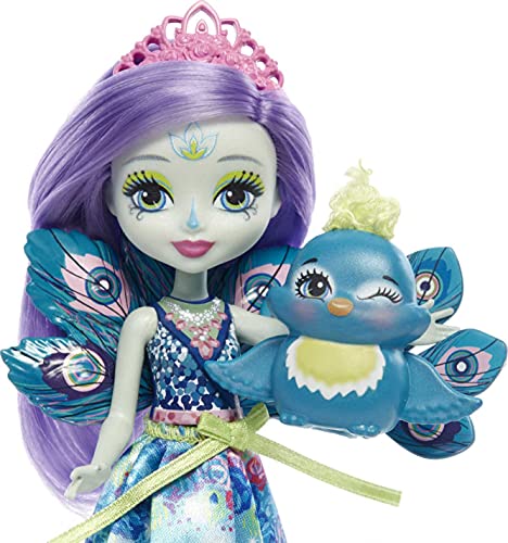 Royal Enchantimals Pack 5 muñecos con mascota, ropa de gala y accesorios de juguete, regalo para niñas y niños +4 años (Mattel HCJ18)