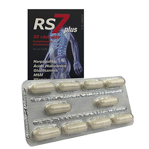 RS7 Plus Articulaciones 180 Cápsulas Family Pack + Muestra gratuita Crema Fisio Forte