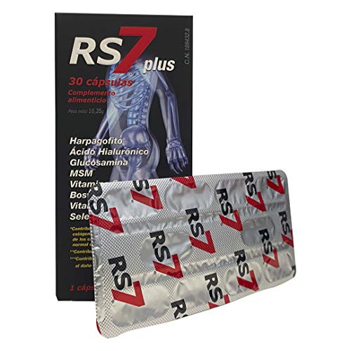 RS7 Plus Articulaciones 180 Cápsulas Family Pack + Muestra gratuita Crema Fisio Forte